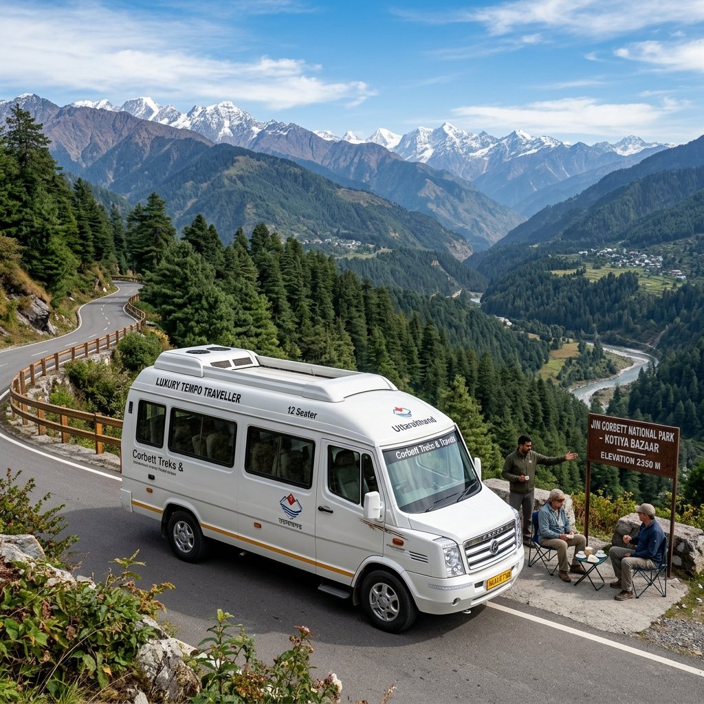 Group Travel Bus Tempo Traveller Corbett